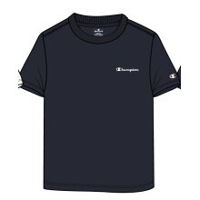 Champion Freizeit-Tshirt (Baumwolle) Crew mit Kleinen-Logo-Schriftzug 2023 navyblau Jungen