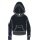 Champion Freizeit Kapuzenpullover (Baumwoll Hoodie) kleiner Schriftzug Print schwarz Mädchen