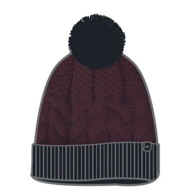 Champion Mütze Legacy Knit Bommel schwarz Kinder 1er