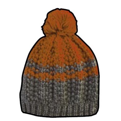 Champion Mütze Legacy Knit Bommel grau/orange Kinder 1er