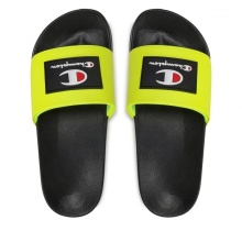 Champion Badeschuhe Slide Arubo schwarz/gelb Herren