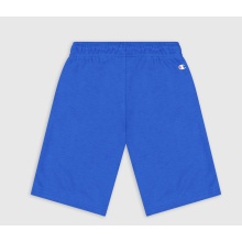 Champion Freizeithose (Baumwolle) Bermuda mit Logo-Schriftzug kurz 2023 royalblau Jungen