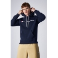 Champion Kapuzenpullover (Fleece-Hoodie) Big Logo Print dunkelblau Herren