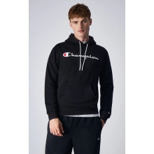 Champion Kapuzenpullover (Fleece-Hoodie) Big Logo Print schwarz Herren