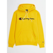 Champion Kapuzenpullover (Fleece-Hoodie) Big Logo Print gelb Herren