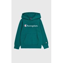 Champion Kapuzenpullover (Fleece-Hoodie) Big Logo Print dunkelgrün Jungen