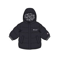 Champion Winterjacke mit Kapuze (kleiner Logo) navyblau Kinder/Kleinkinder