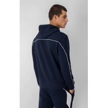 Champion Kapuzenpullover (Hoodie) aus Baumwollfleece in Farbblockoptik dunkelblau/grau Herren