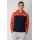 Champion Kapuzenpullover (Hoodie) aus Baumwollfleece in Farbblockoptik rot/dunkelblau Herren