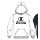 Champion Kapuzenpullover (Fleece Baumwoll-Hoodie) mit New York-Logo weiss Jungen