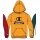 Champion Kapuzenpullover (Fleece Baumwoll-Hoodie) mit New York-Logo gelb Kinder