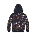 Champion Kapuzenpullover Legacy (Basketball Print Fleece) - dunkelblau Kinder