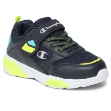 Champion Sneaker Wave Low Cut - schwarz/gelb Jungen