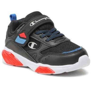 Champion Sneaker Wave Low Cut - schwarz/weiss Jungen