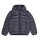 Champion Winter-Steppjacke mit Kapuze - Funktionswattierung, kleiner Logo-Schriftzug - grau Jungen