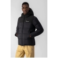 Champion Winterjacke mit Kapuze - Funktionswattierung, mit kleinem Logo-Schriftzug - schwarz Herren