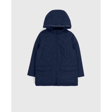 Champion Winterjacke mit Kapuze 2023 (kleines Logo) navyblau Jungen