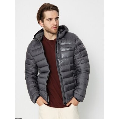 Champion Winter-Steppjacke mit Kapuze (Funktionswattierung, leicht, warm) dunkelgrau Herren