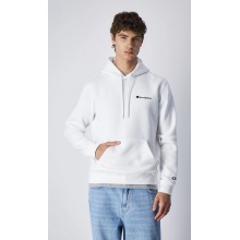 Champion Kapuzenpullover (Fleece-Hoodie) mit kleinem Logo-Schriftzug weiss Herren