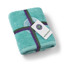 Christy Handtuch Wimbledon Guest Towel 2025 aquagrün 40x70cm