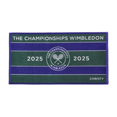 Christy Duschtuch Wimbledon The Championship Towel 2025 grün 133x70cm