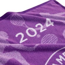 Christy Duschtuch Wimbledon Champ Towel 2024 violett 133x70cm