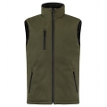 Clique Softshellweste Padded Vest (clean geschnittene, gepolsterte Softshell-Weste) khaki/grün Herren