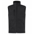 Clique Softshellweste Padded Vest (clean geschnittene, gepolsterte Softshell-Weste) schwarz Herren