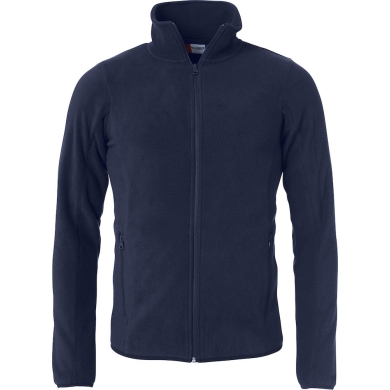 Clique Fleecejacke Basic Polar - mit Stehkragen - navyblau - Herren