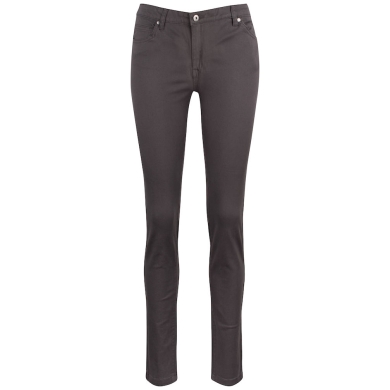 Clique Freizeithose (Baumwolle-Twill) 5-Pocket Stretch Pant pistolgrau Damen