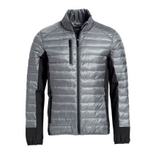 Clique Daunenjacke Lemont (Softshell-Panels, moderner Look) grau Herren