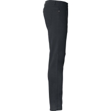 Clique Freizeithose (Baumwolle-Twill) 5-Pocket Stretch Pant schwarz Herren