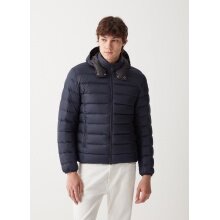 Colmar Daunen-Winterjacke mit abnehmbarer Kapuze (sportliche Steppjacke, sehr warm) navyblau Herren