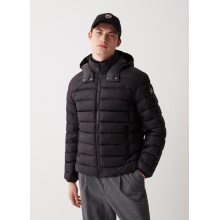 Colmar Daunen-Winterjacke mit abnehmbarer Kapuze (sportliche Steppjacke, sehr warm) schwarz Herren