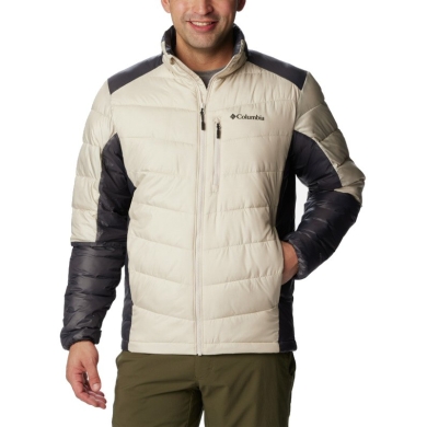 Columbia Daunenjacke Labyrinth Loop (Steppjacke, Omni-Heat Infinity) beige/stonegrau Herren