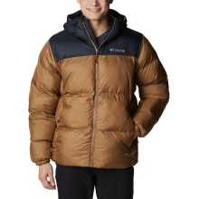 Columbia Winterjacke Puffect mit Kapuze (Thermarator Isolierung, wasserdicht) braun/schwarz Herren