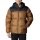 Columbia Winterjacke Puffect mit Kapuze (Thermarator Isolierung, wasserdicht) braun/schwarz Herren