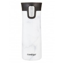 Contigo Trinkflasche Couture Pinnacle Thermo Edelstahl 420ml weiss