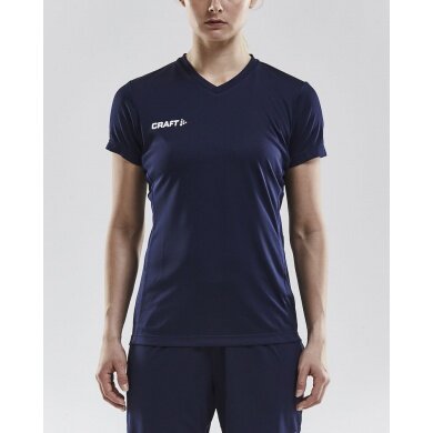 Craft Sport-Shirt (Trikot) Squad Solid - lockere Schnitt, schnelltrocknend - navyblau Damen