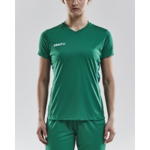 Craft Sport-Shirt (Trikot) Squad Solid - lockere Schnitt, schnelltrocknend - grün Damen