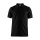 Craft Sport-Polo Casual Pique schwarz Herren