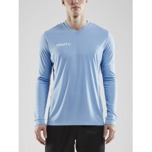 Craft Sport-Langarmshirt (Trikot) Squad Solid - hohe Elastizität, ergonomisches Design - hellblau Herren