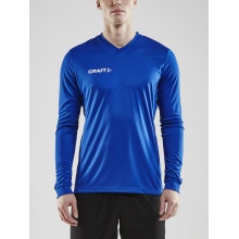 Craft Sport-Langarmshirt (Trikot) Squad Solid - hohe Elastizität, ergonomisches Design - kobaltblau Herren