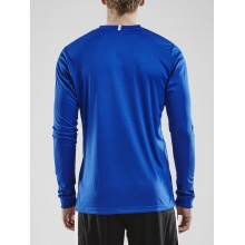 Craft Sport-Langarmshirt (Trikot) Squad Solid - hohe Elastizität, ergonomisches Design - kobaltblau Herren