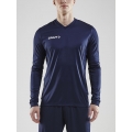 Craft Sport-Langarmshirt (Trikot) Squad Solid - hohe Elastizität, ergonomisches Design - navyblau Herren