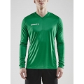 Craft Sport-Langarmshirt (Trikot) Squad Solid - hohe Elastizität, ergonomisches Design - grün Herren