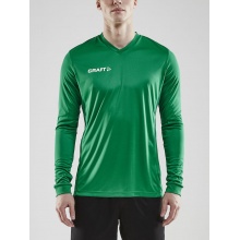 Craft Sport-Langarmshirt (Trikot) Squad Solid - hohe Elastizität, ergonomisches Design - grün Herren