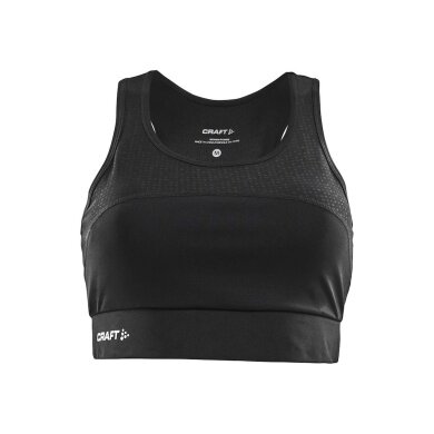 Craft Sport-BH Top Rush (Jersey-Innenfutter) schwarz Damen