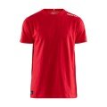 Craft Sport-Tshirt Community Mix (Baumwolle) rot Herren