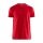 Craft Sport-Tshirt Community Mix (Baumwolle) rot Herren